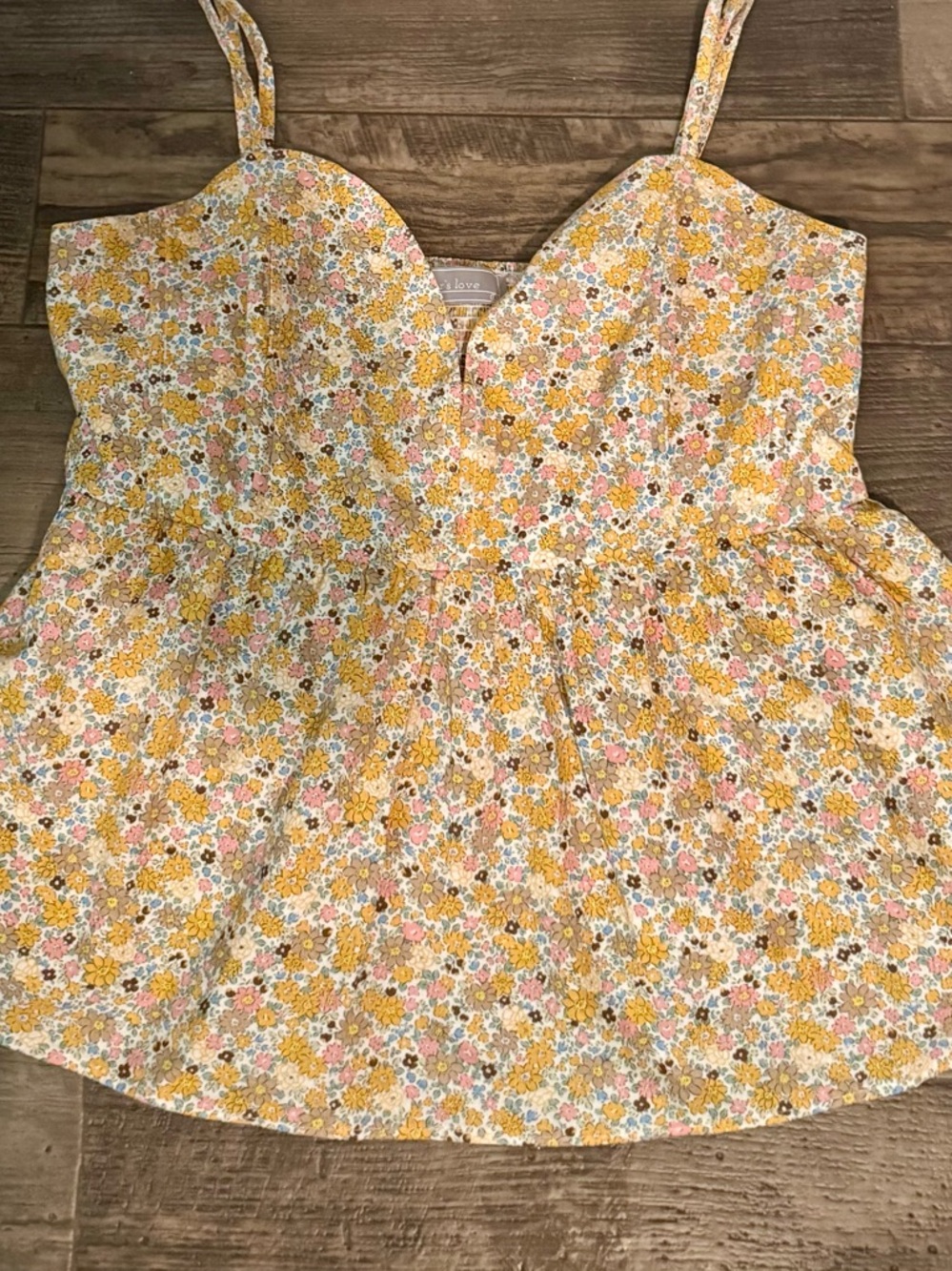 Floral Cottagecore
Cami Top Yellow
Pink Juniors L Fits
Small